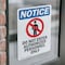Signmission Do Not Enter Authorized Sign, Vinyl Decal, 5in W x 7in L, 2PK OS-2PACK-NS-D-57-V-11167 - alternate 3